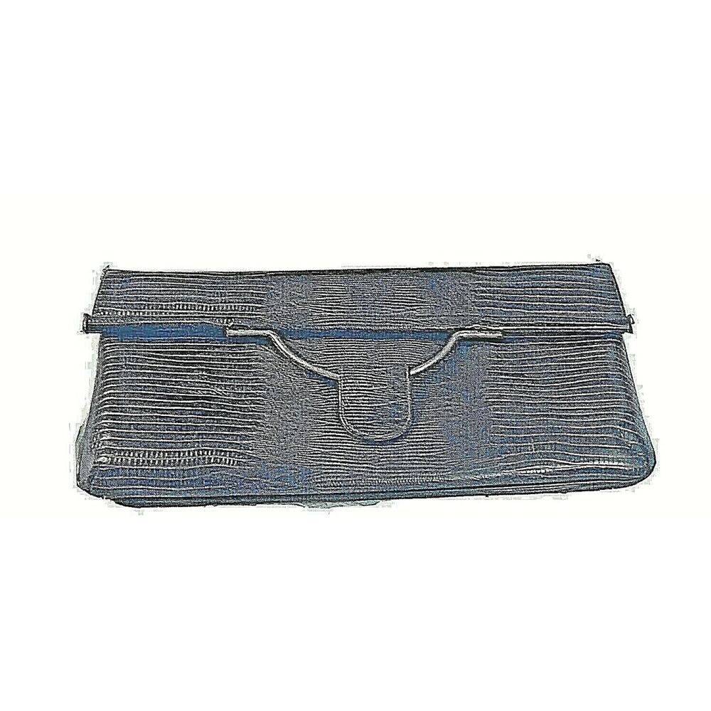 Brown Clutch - Shoulder Bag leather - golden strap - unique clip
